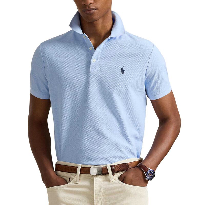 Polo Ralph Lauren Custom Slim Fit Honeycomb-Mesh Polo image number 0